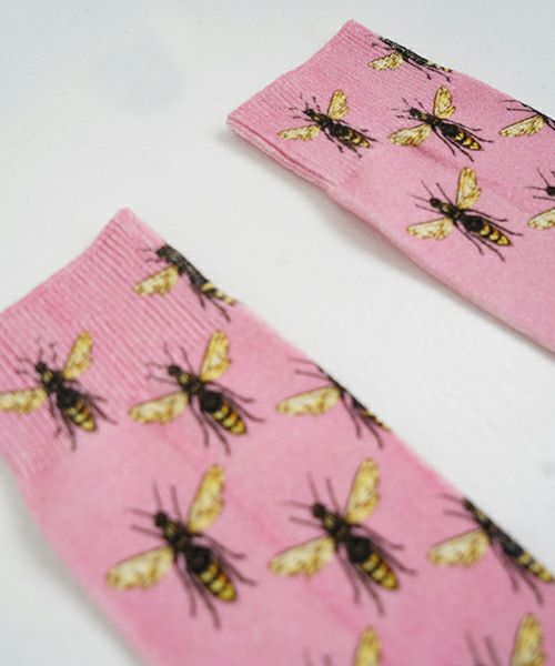 AHCAHCUMあちゃちゅむbee socks