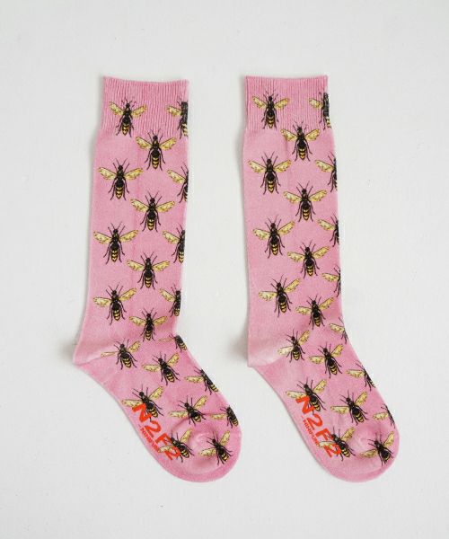AHCAHCUMあちゃちゅむbee socks