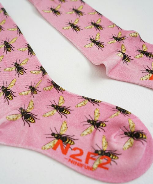 AHCAHCUMあちゃちゅむbee socks