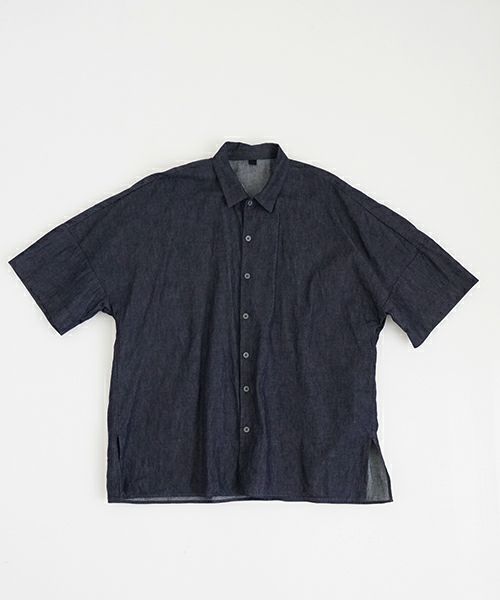 VU ヴウdenim dolman shirt [DEEP BLUE］デニムドルマンシャツ vu-sht-006
