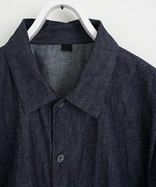 VU ヴウdenim dolman shirt [DEEP BLUE］デニムドルマンシャツ vu-sht-006