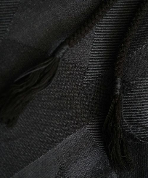 VUヴウgeometric easy short pants [BLACK×STEEL] 幾何学ショートパンツ vu-pnt-010