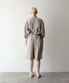 VUヴウwide short pants [STONE GRAY] リネンワイドショートパンツ vu-pts-01