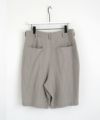 VUヴウwide short pants [STONE GRAY] リネンワイドショートパンツ vu-pts-01