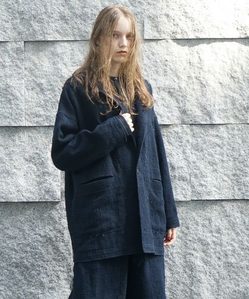 YANTORヤントル0 Count KhadiCotton Jaket [Y255JK02/BLACK]