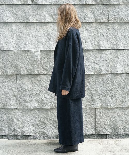 YANTORヤントル0 Count KhadiCotton Jaket [Y255JK02/BLACK]