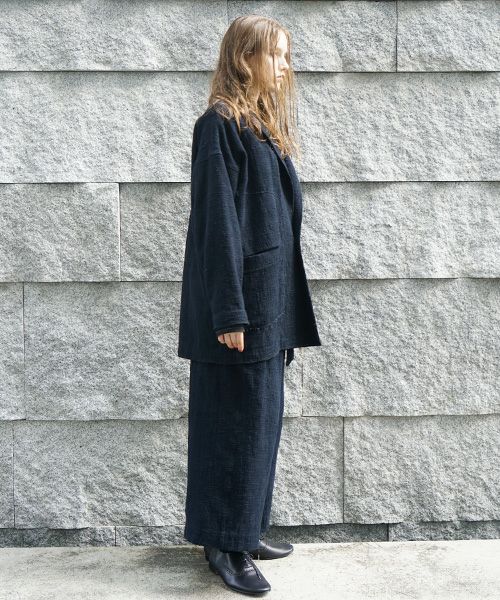 YANTORヤントル0 Count KhadiCotton Jaket [Y255JK02/BLACK]