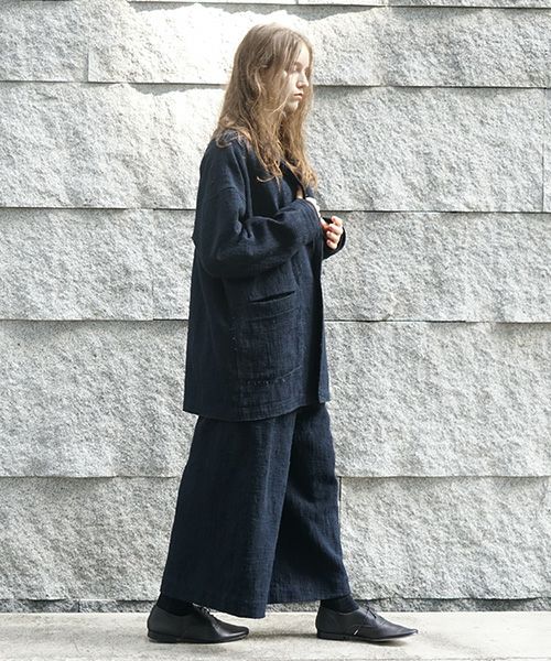 YANTORヤントル0 Count KhadiCotton Jaket [Y255JK02/BLACK]