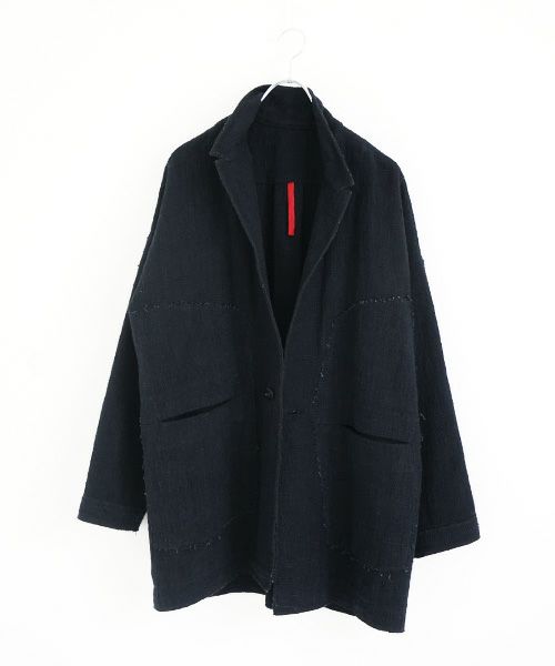 YANTORヤントル0 Count KhadiCotton Jaket [Y255JK02/BLACK]