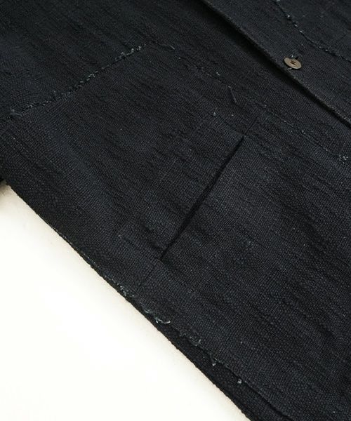 YANTORヤントル0 Count KhadiCotton Jaket [Y255JK02/BLACK]