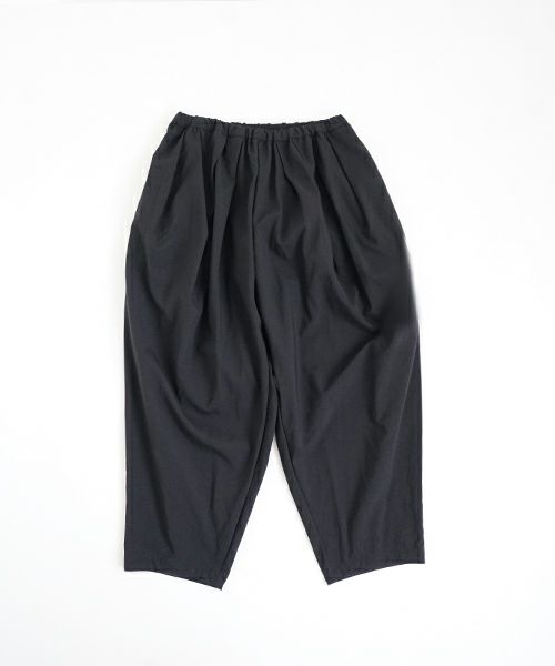 MIYAOミヤオTUCK PANTS [MCPT-01/1.黒]