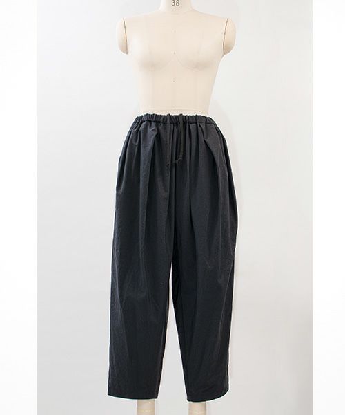 MIYAOミヤオTUCK PANTS [MCPT-01/1.黒]