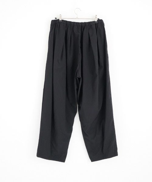 MIYAOミヤオTUCK PANTS [MCPT-01/1.黒]