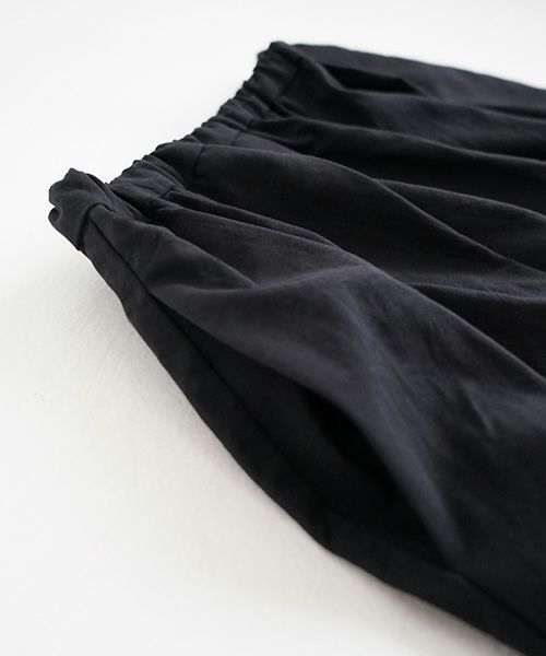 MIYAOミヤオTUCK PANTS [MCPT-01/1.黒]