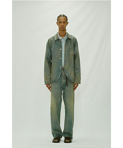 YOKO SAKAMOTOヨーコサカモトCOVERALL[LIGHT INDIGO/YS-25SS-09]デニムブルゾン