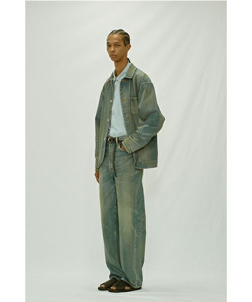 YOKO SAKAMOTOヨーコサカモトCOVERALL[LIGHT INDIGO/YS-25SS-09]デニムブルゾン