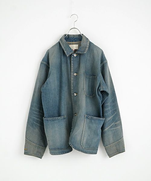 YOKO SAKAMOTOヨーコサカモトCOVERALL[LIGHT INDIGO/YS-25SS-09]デニムブルゾン