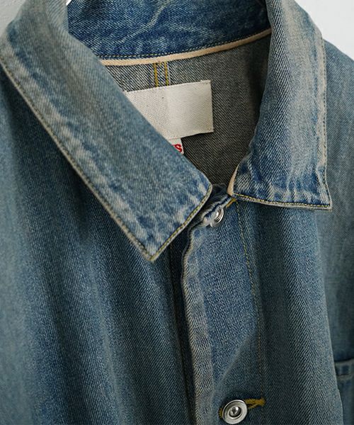 YOKO SAKAMOTOヨーコサカモトCOVERALL[LIGHT INDIGO/YS-25SS-09]デニムブルゾン