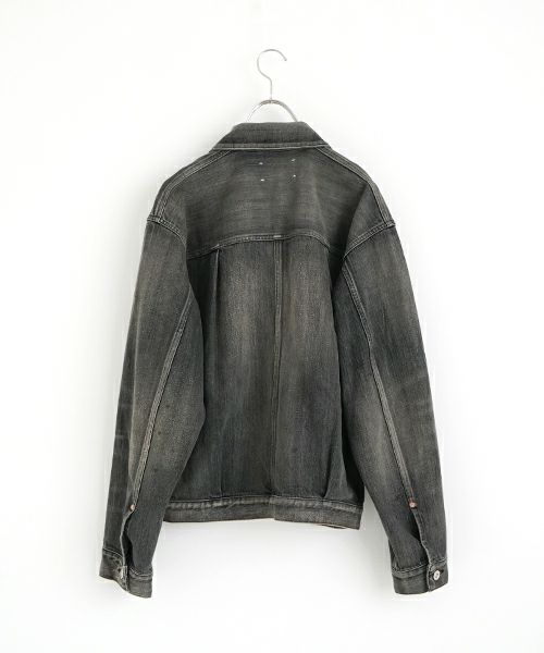 YOKO SAKAMOTOヨーコサカモトPLEATS BLOUSE[VINTAGE BLACK/YS-25SS-10]デニムブルゾン