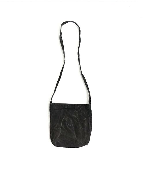YOKO SAKAMOTOヨーコサカモトRESEARCHER BAG MEDIUM[SUMI INK/YS-RE-BAG-M] ショルダーバッグ