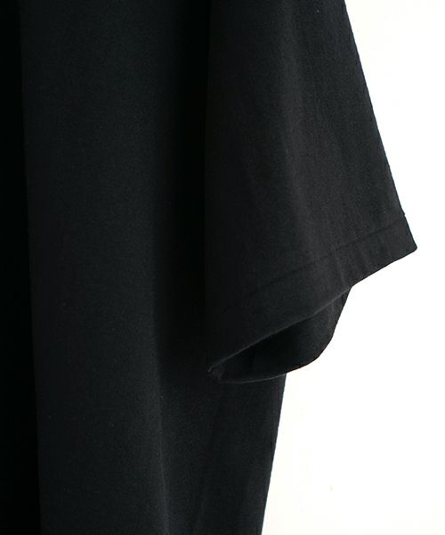 YOKO SAKAMOTOヨーコサカモト BIG TUBE T-SHIRT[BLACK/YS-25SS-101]