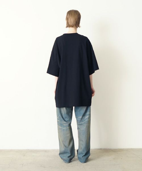 YOKO SAKAMOTOヨーコサカモト BIG TUBE T-SHIRT[BLACK/YS-25SS-101]