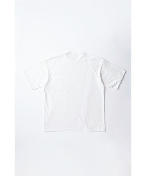 YOKO SAKAMOTOヨーコサカモト BIG TUBE POCKET T-SHIRT[WHITE/YS-25SS-102