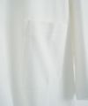 YOKO SAKAMOTOヨーコサカモト BIG TUBE POCKET T-SHIRT[WHITE/YS-25SS-102