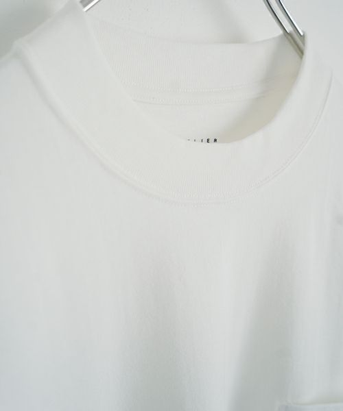 YOKO SAKAMOTOヨーコサカモト BIG TUBE POCKET T-SHIRT[WHITE/YS-25SS-102