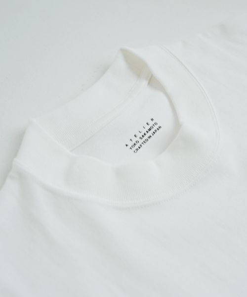 YOKO SAKAMOTOヨーコサカモト BIG TUBE POCKET T-SHIRT[WHITE/YS-25SS-102