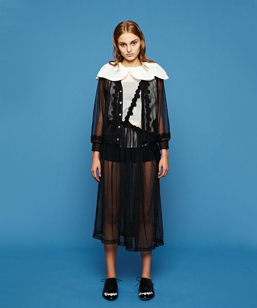 MIYAOミヤオONE SHOULDER SKIRT[MCSK-04/BLACK] 