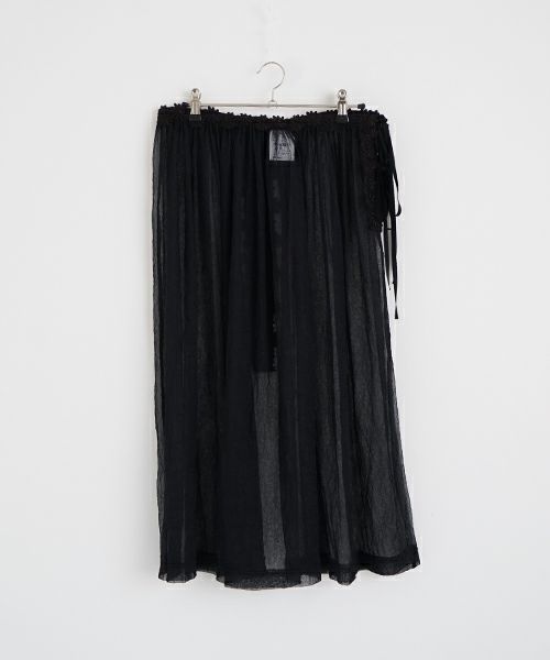 MIYAOミヤオONE SHOULDER SKIRT[MCSK-04/BLACK] 