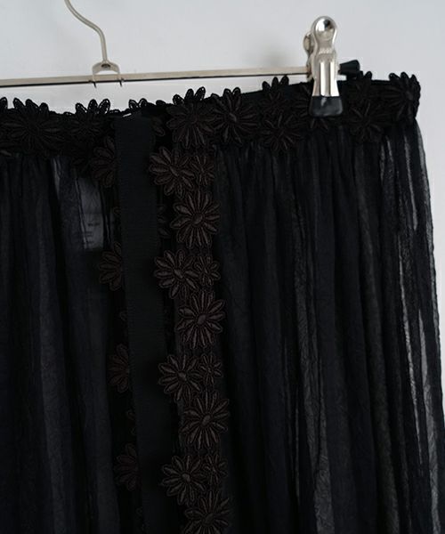 MIYAOミヤオONE SHOULDER SKIRT[MCSK-04/BLACK] 