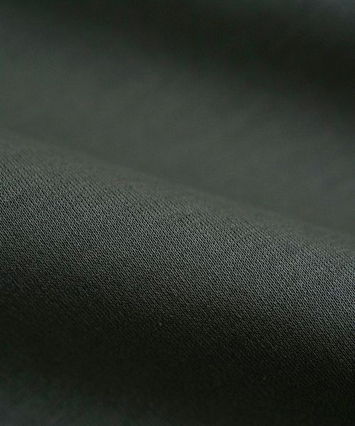 VUヴウtwo slit t-shirt [DEEP KHAKI×OLIVE] vu-cut-004重ねスリットtシャツ