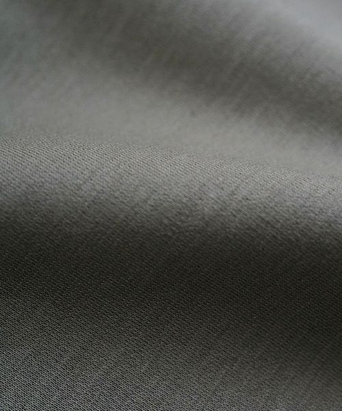 VUヴウtwo slit t-shirt [DEEP KHAKI×OLIVE] vu-cut-004重ねスリットtシャツ