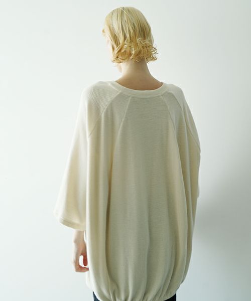 VUヴウballon t-shirt [CREAM］vu-cut-003バルーンTシャツ