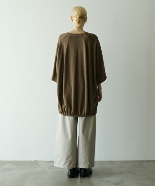 VUヴウballon t-shirt [KHAKI］vu-cut-003バルーンTシャツ