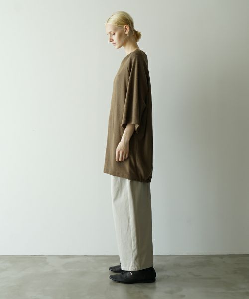 VUヴウballon t-shirt [KHAKI］vu-cut-003バルーンTシャツ
