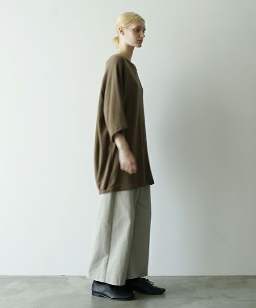 VUヴウballon t-shirt [KHAKI］vu-cut-003バルーンTシャツ