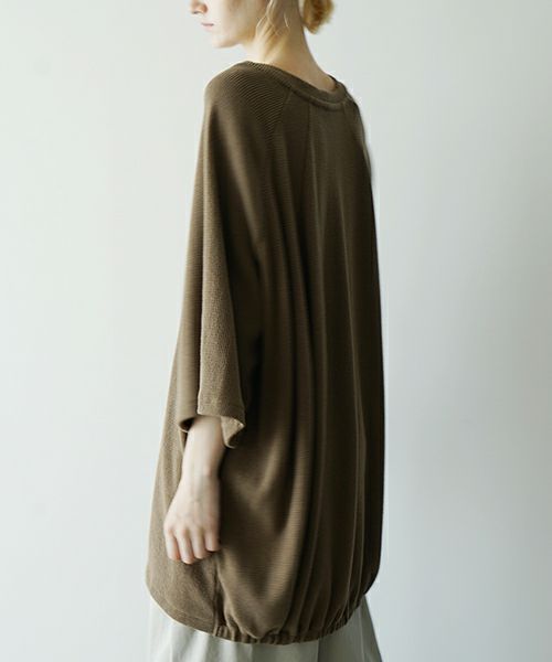 VUヴウballon t-shirt [KHAKI］vu-cut-003バルーンTシャツ