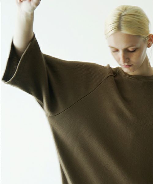 VUヴウballon t-shirt [KHAKI］vu-cut-003バルーンTシャツ