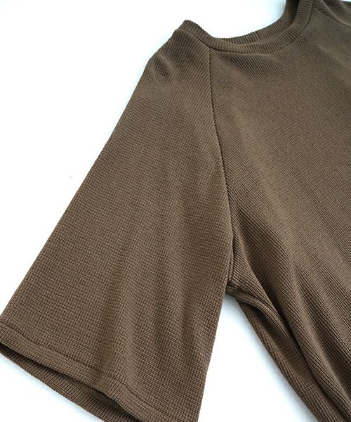 VUヴウballon t-shirt [KHAKI］vu-cut-003バルーンTシャツ