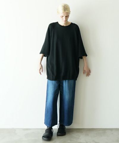 VUヴウballon t-shirt [BLACK］vu-cut-003バルーンTシャツ