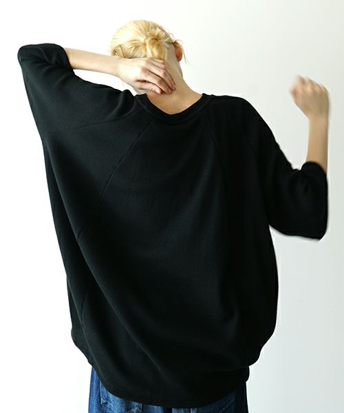 VUヴウballon t-shirt [BLACK］vu-cut-003バルーンTシャツ