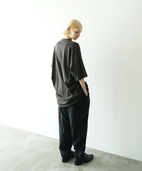 VUヴウstand color t-shirt [GRAPHITE］バルーンTシャツ vu-cut-005