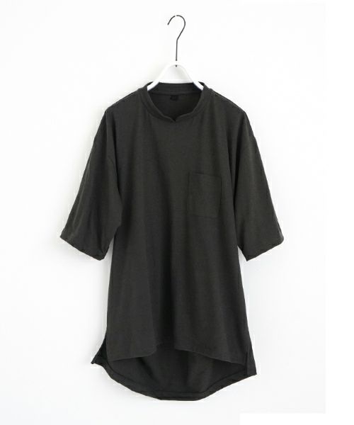 VUヴウstand color t-shirt [GRAPHITE］バルーンTシャツ vu-cut-005