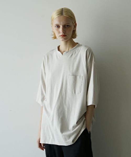 VUヴウstand color t-shirt [CHALK］バルーンTシャツ vu-cut-005