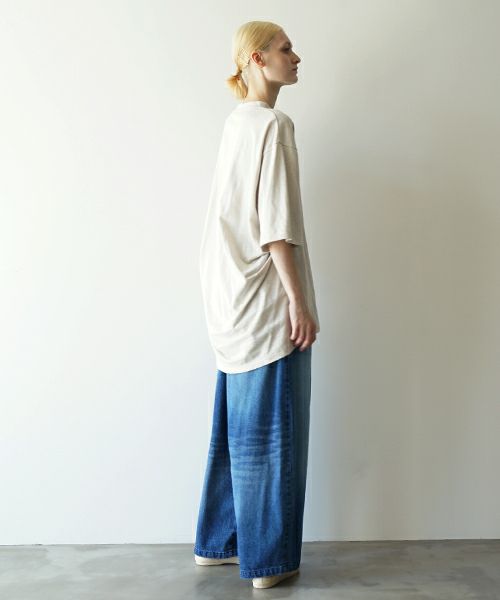 VUヴウstand color t-shirt [CHALK］バルーンTシャツ vu-cut-005