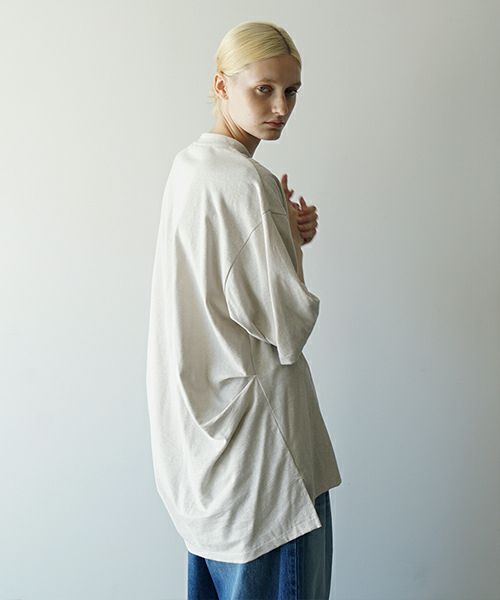 VUヴウstand color t-shirt [CHALK］バルーンTシャツ vu-cut-005