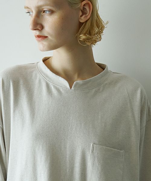 VUヴウstand color t-shirt [CHALK］バルーンTシャツ vu-cut-005